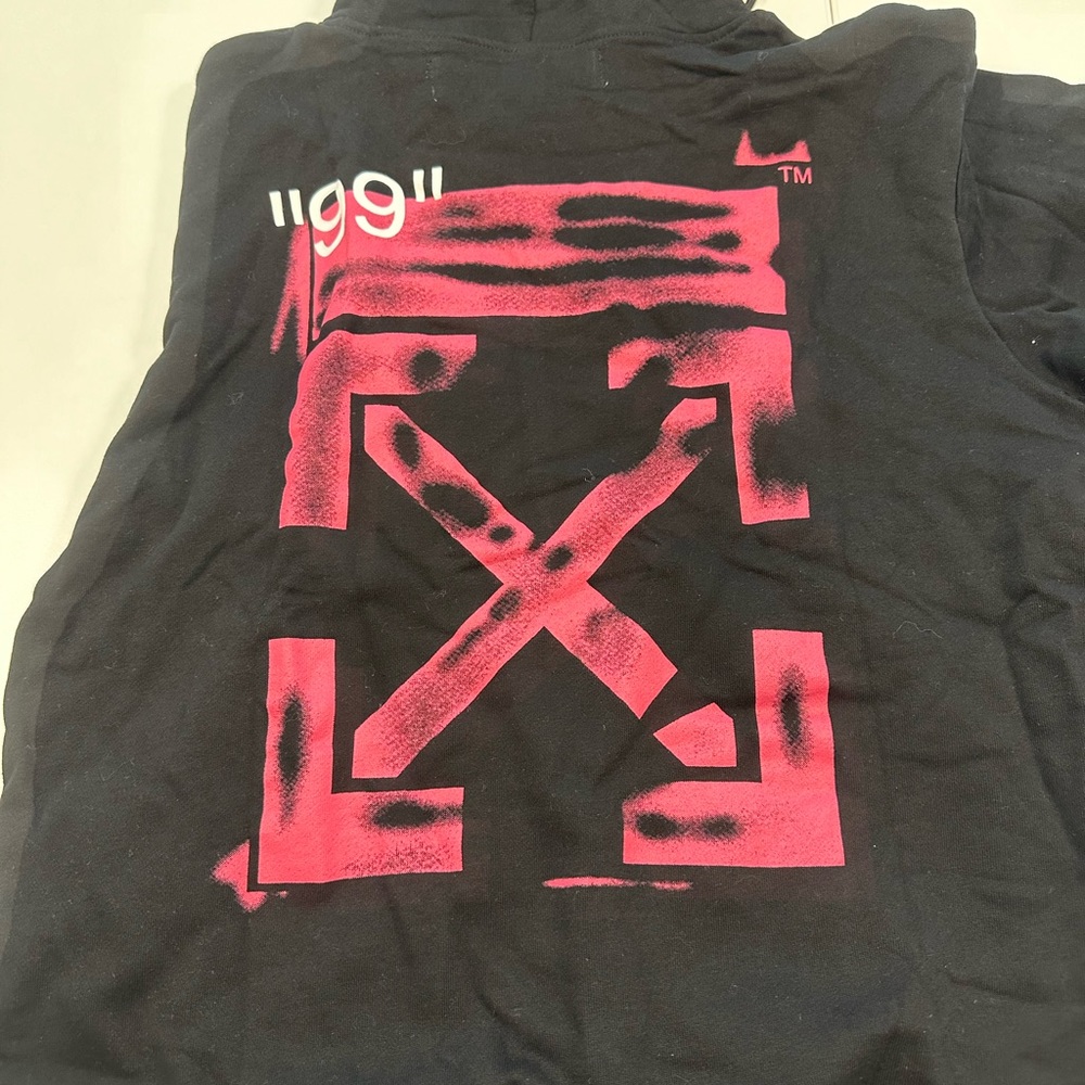 Off-white NWOT Impressionism black hoody sz XXL rare stylish
